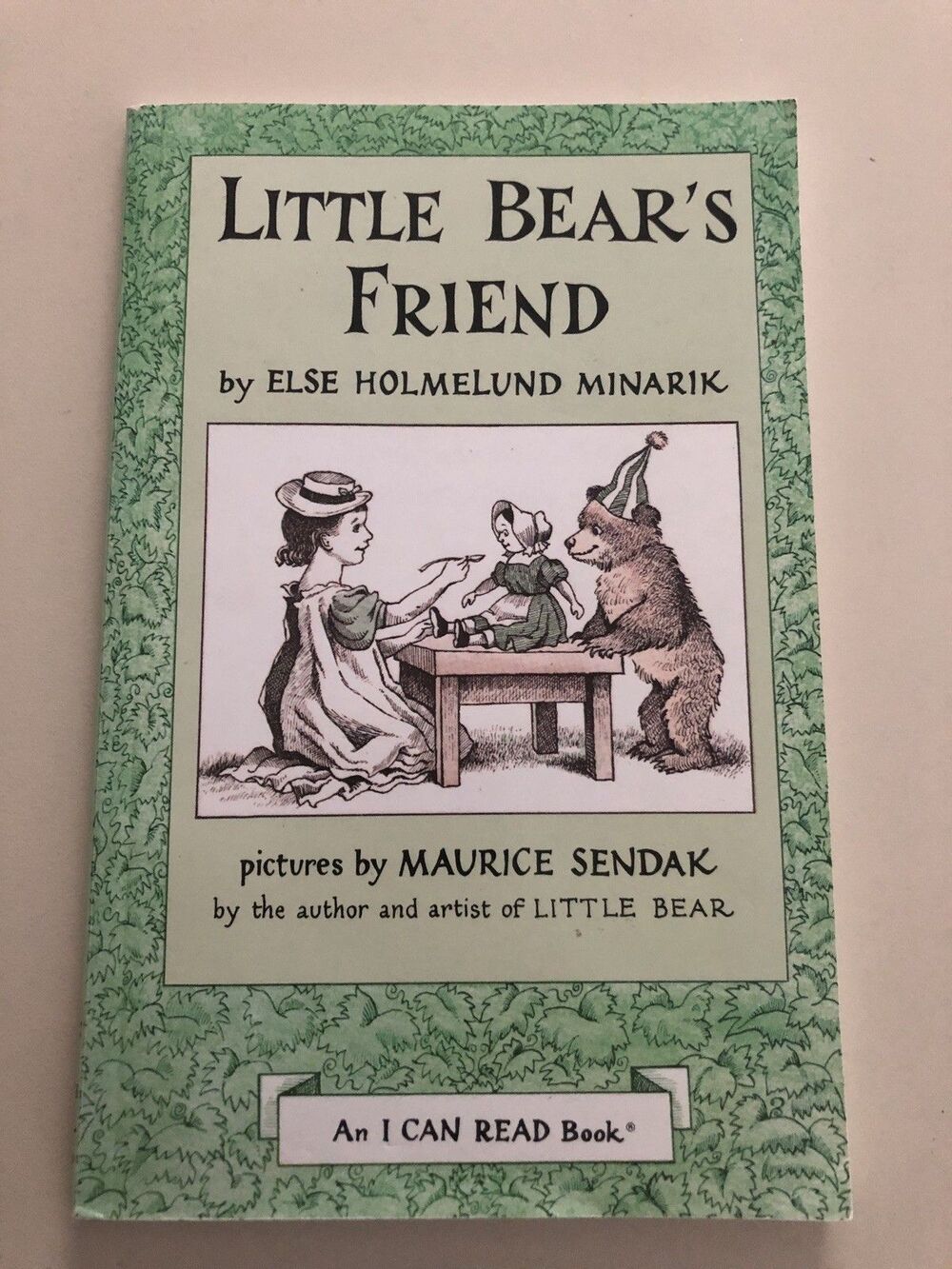 Little Bear's Friend Book (I Can Read Book)1988 Maurice Sendak Vtg